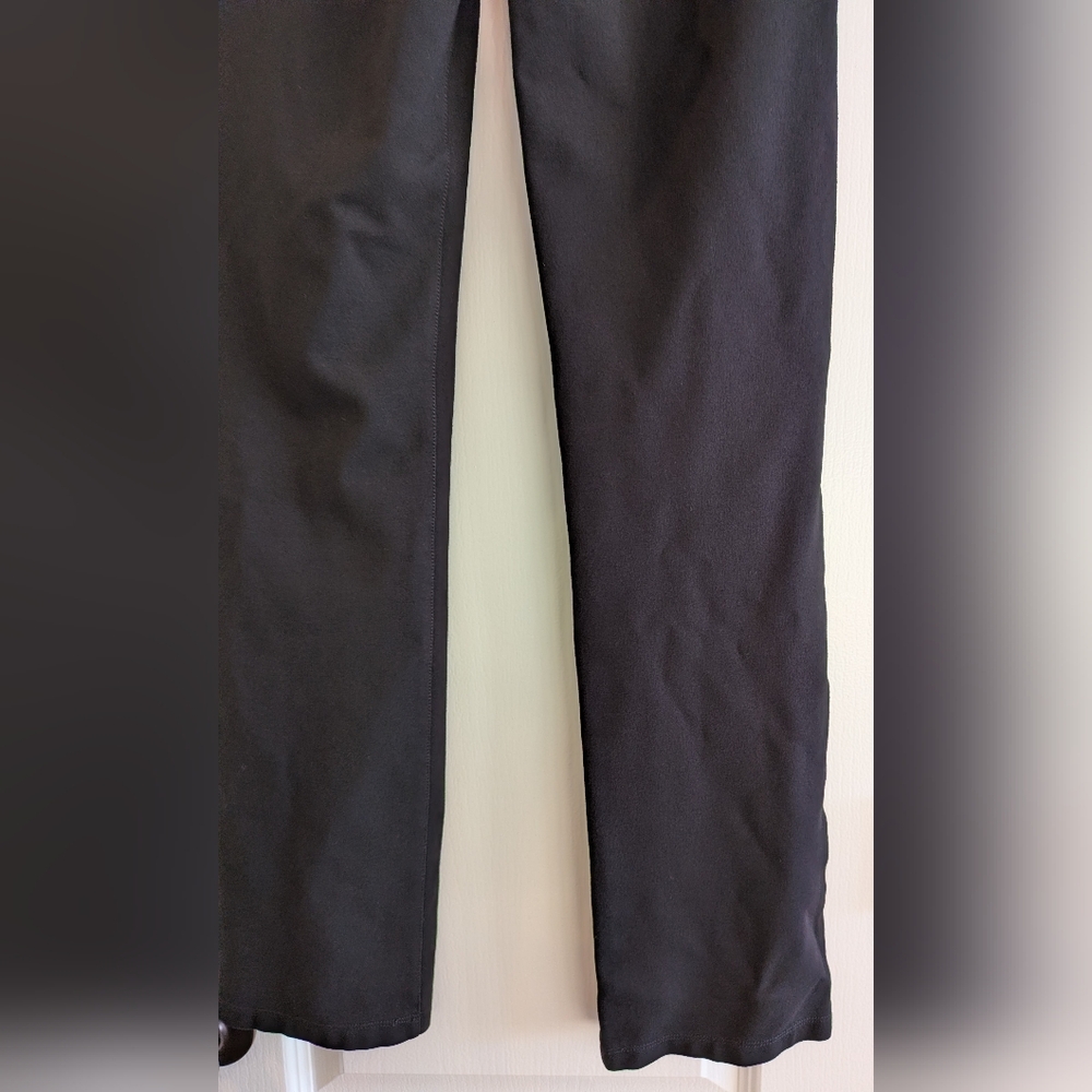 Betabrand Classic Black Dress Straight Leg Yoga Business Casual Pant Size L - Picture 12 of 14
